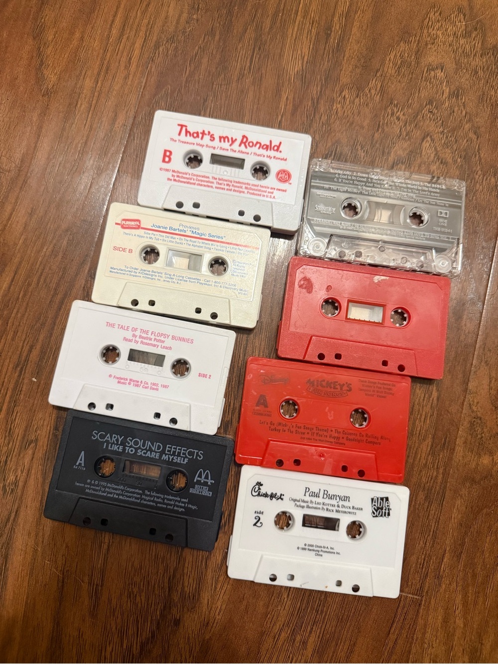 Cassettes from the 80s & 90s